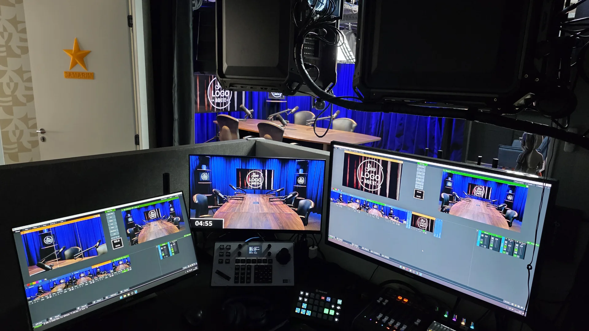 Equipamentos de Monitores do Estúdio 3 LADOS